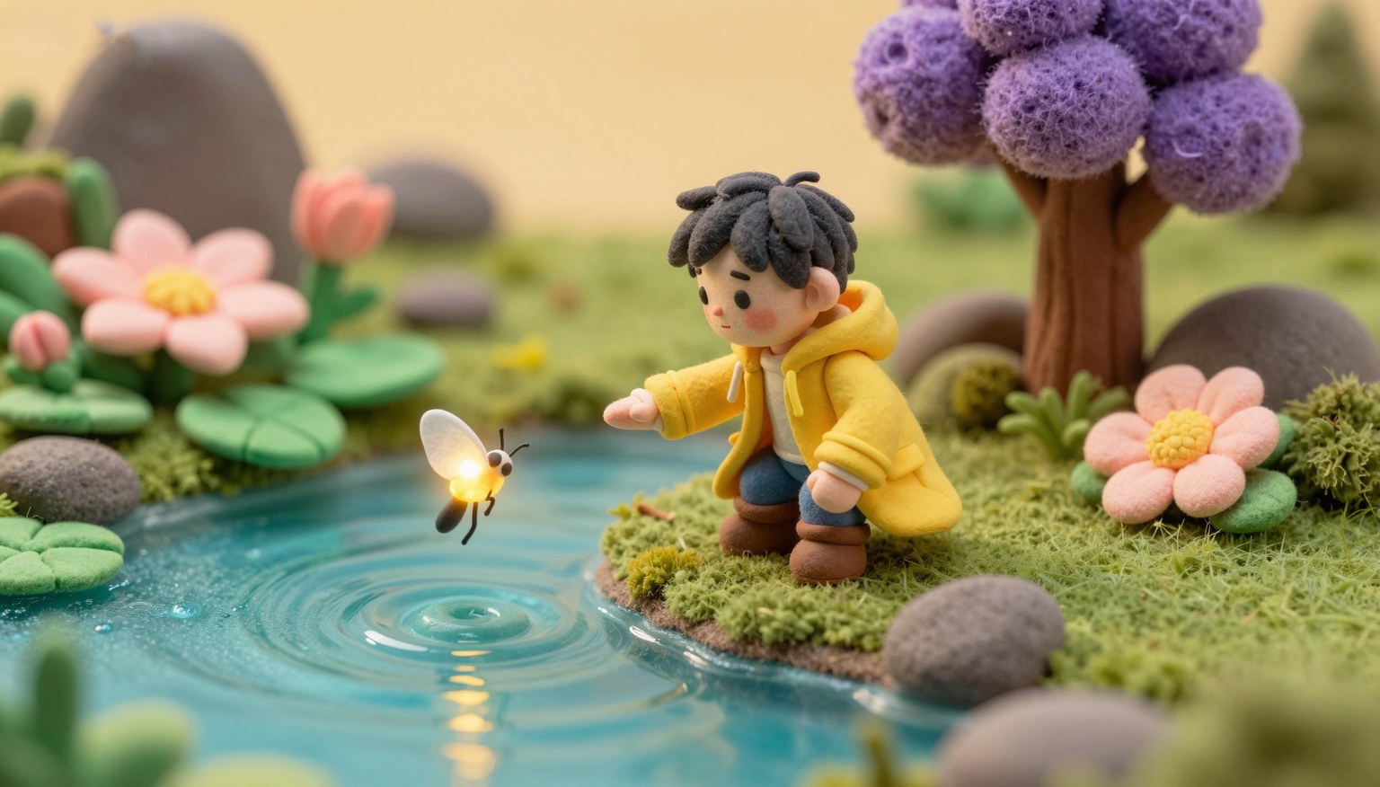 3D Miniature Illustration style example