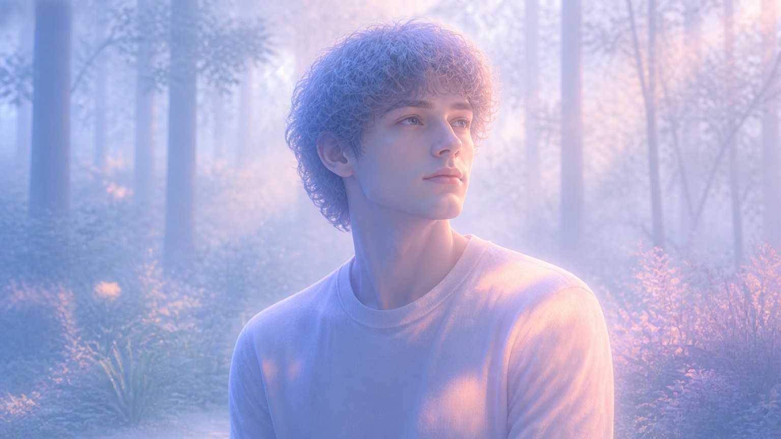 Luminous 3D Portrait style example