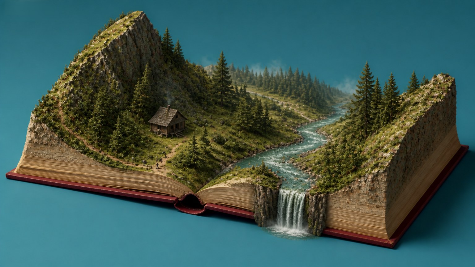 Realistic Organic 3D Render style example