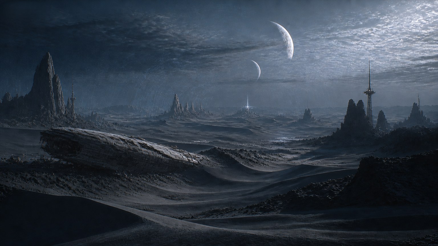 Sci-Fi Portrait Render style example