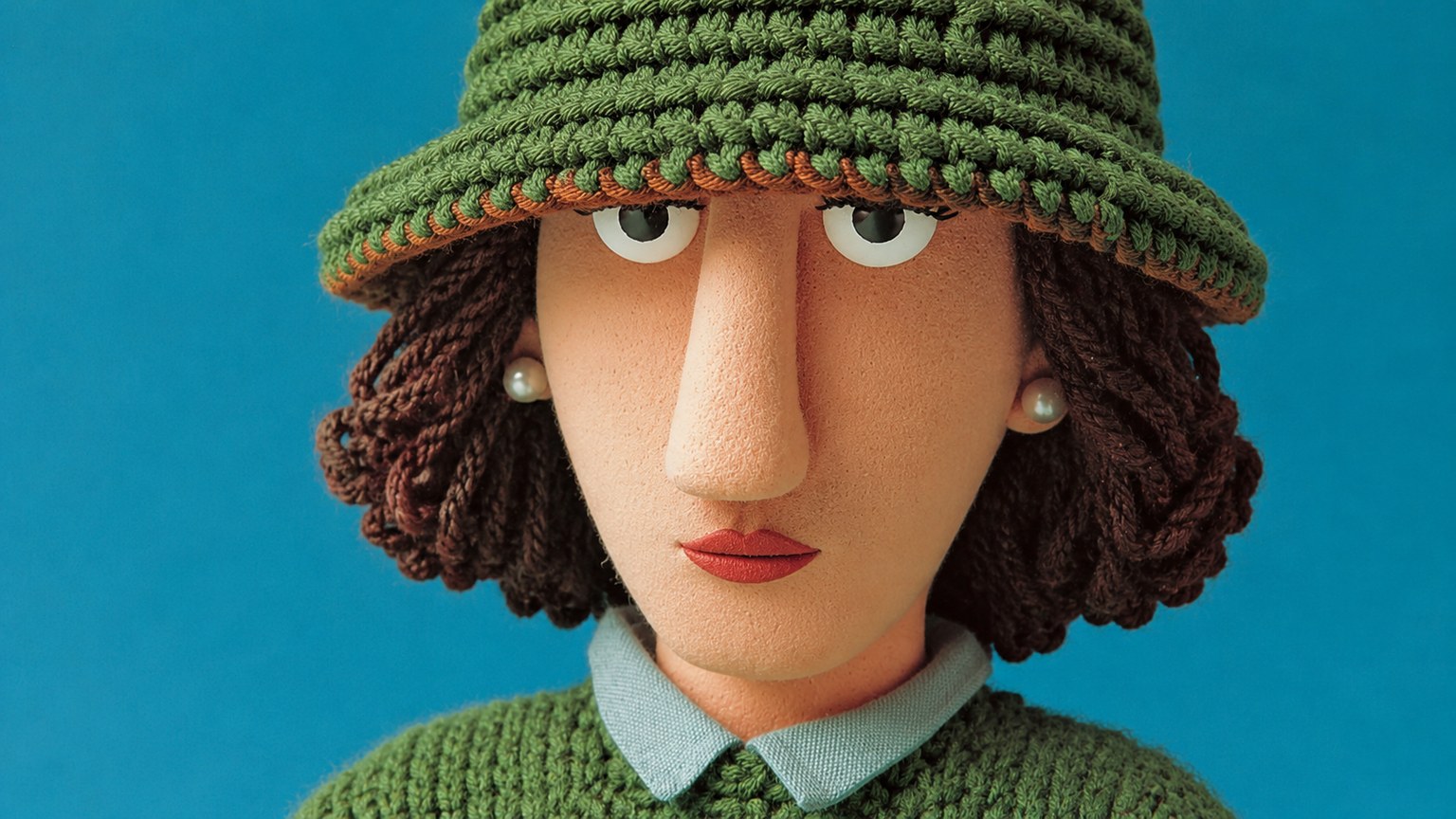 Knitted Stop Motion style example