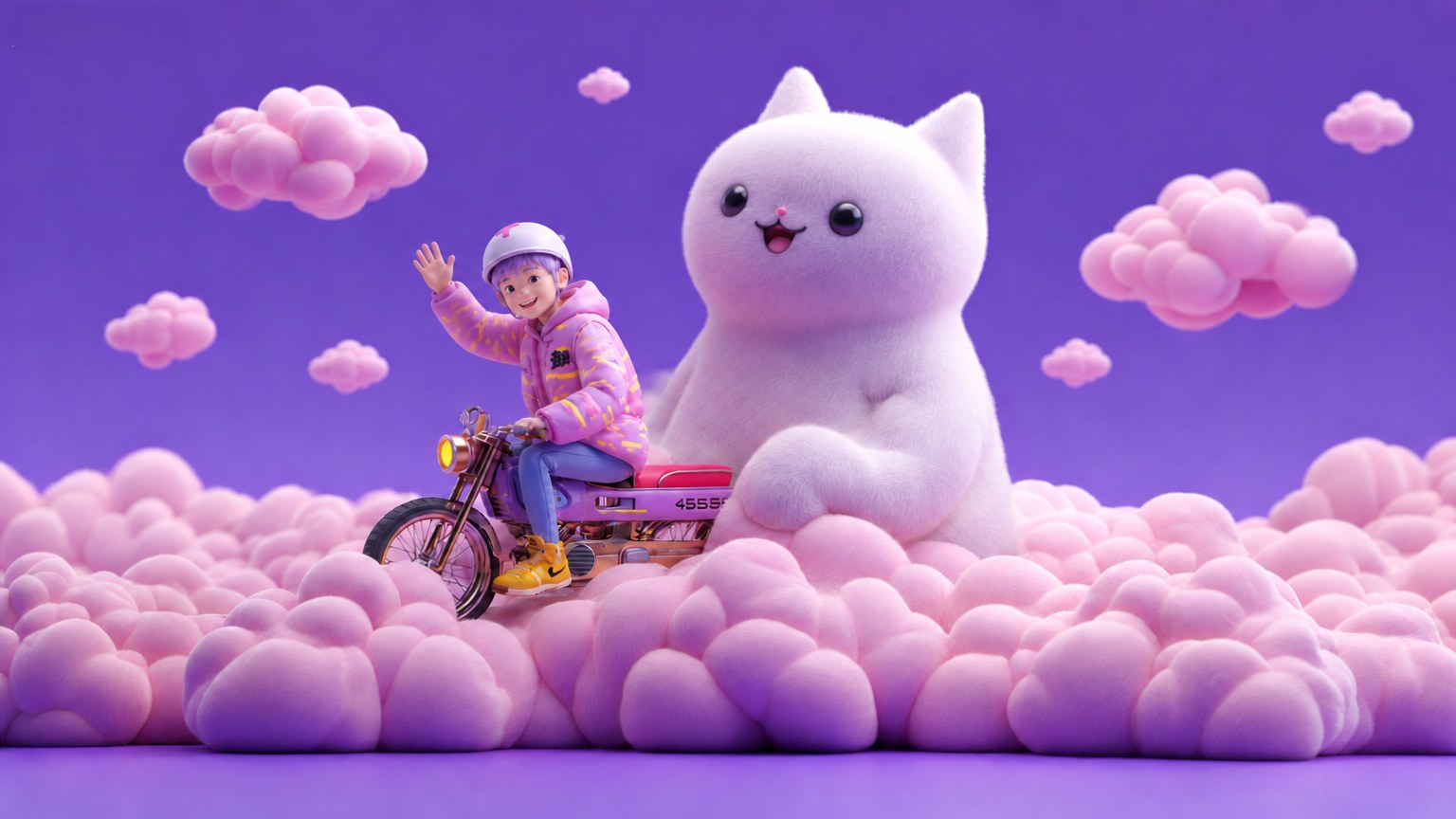 Stylized 3D Render style example