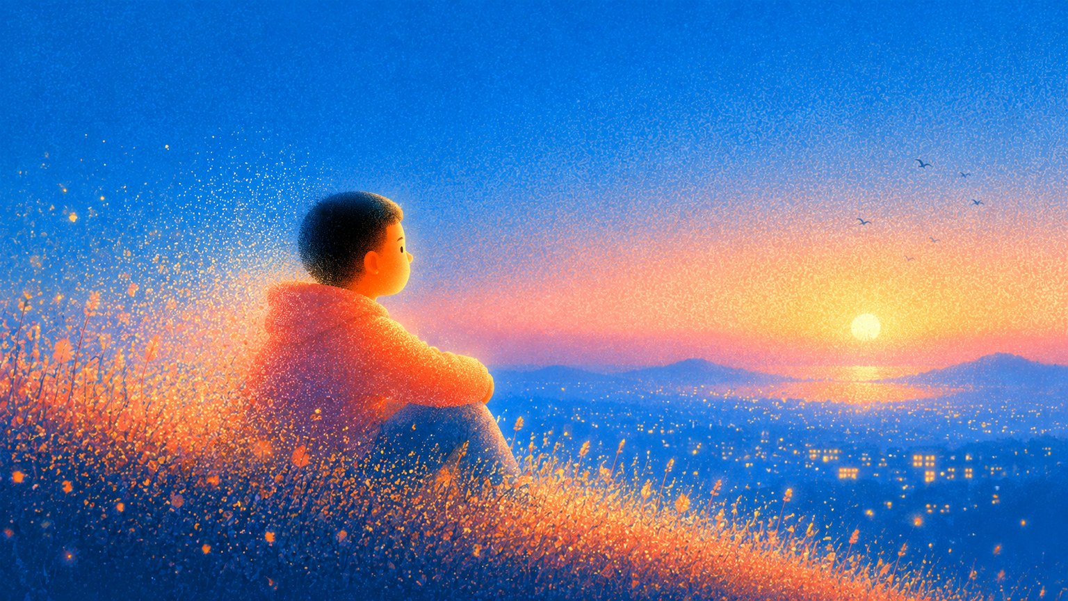 Textured 3D Illustration style example