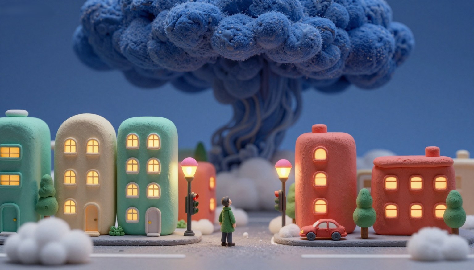 Whimsical Clay Sculpture style example
