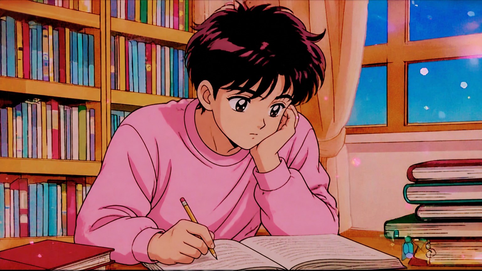 90s Anime Illustration style example