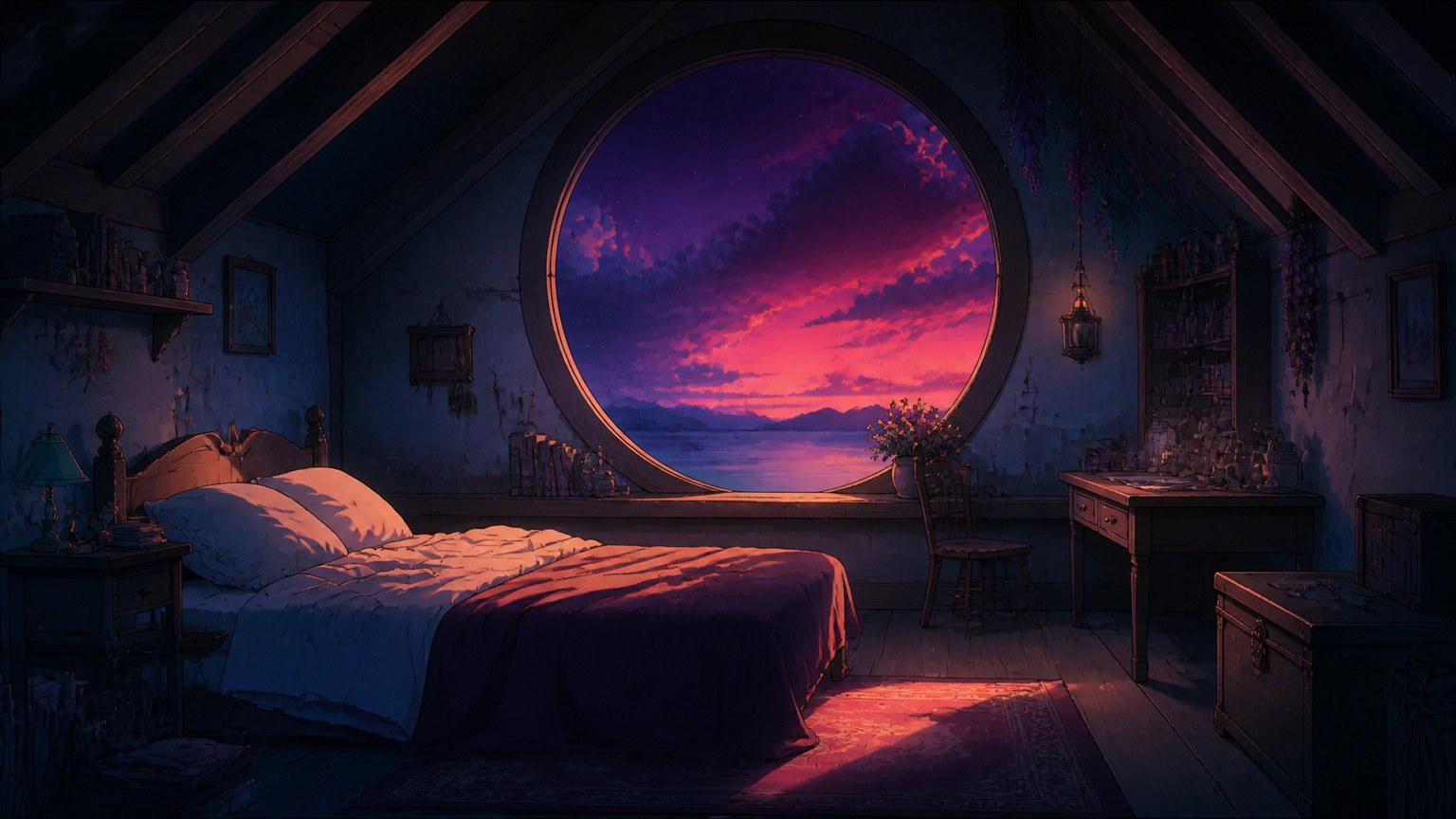 Atmospheric Cel Animation style example