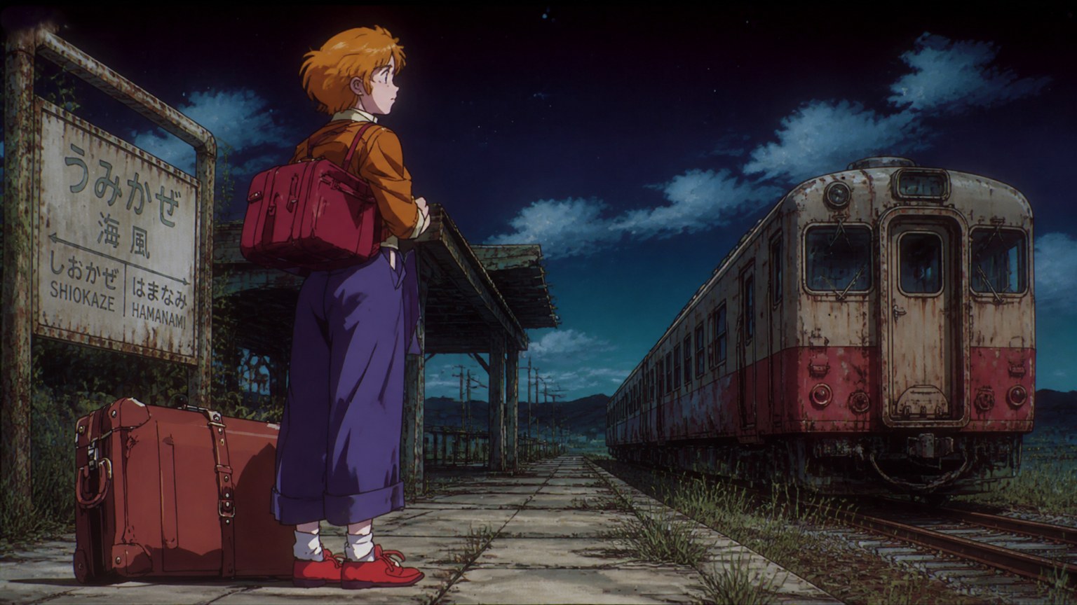 Classic Anime Illustration style example