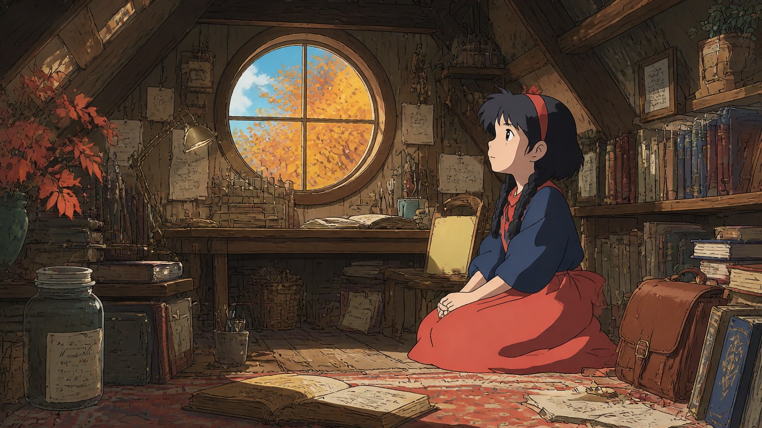Hand-Drawn Anime Illustration style example