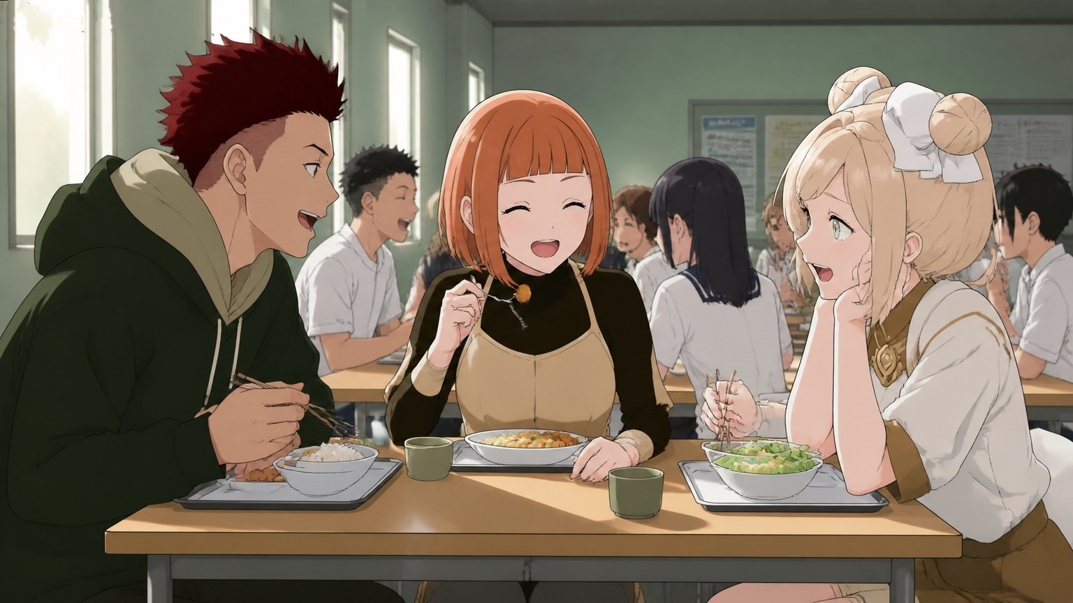 Soft Daylight Modern Anime style example