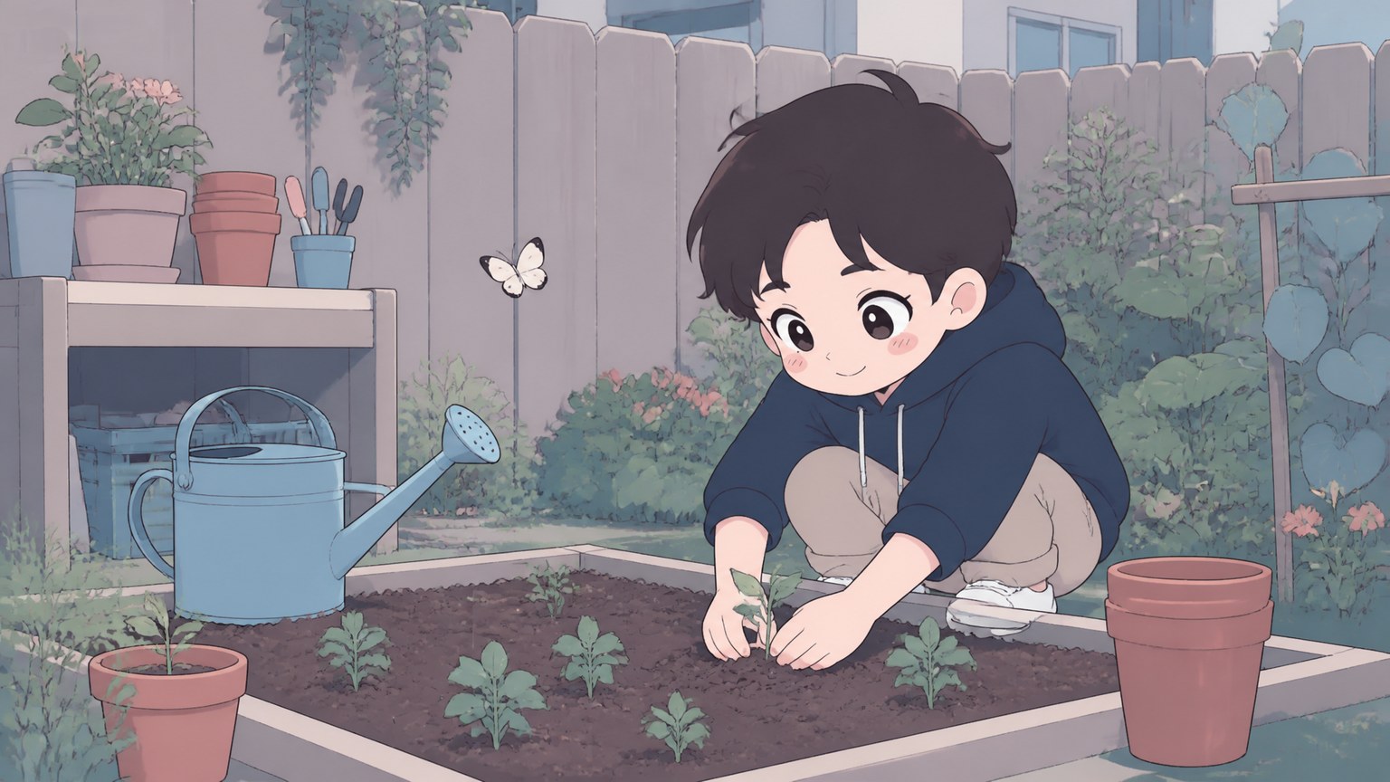 Modern simple anime style example
