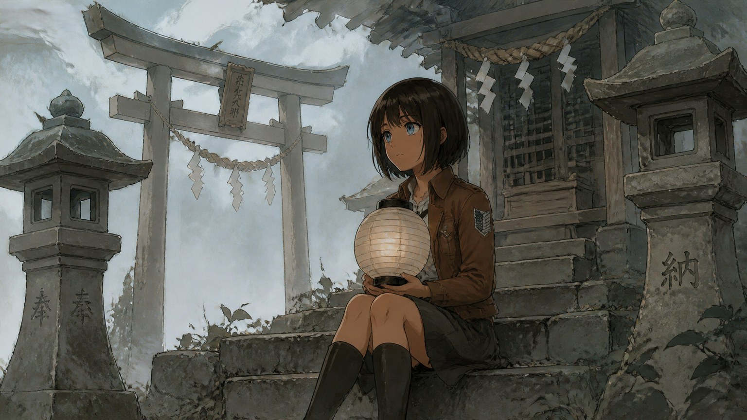 Painterly Anime Style style example
