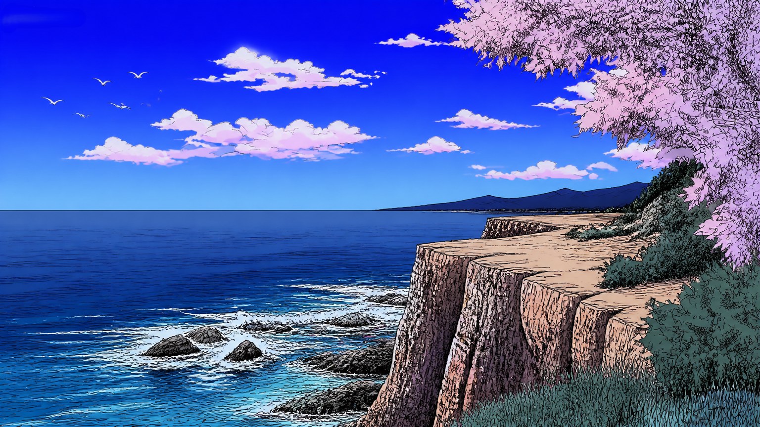 Vintage Manga Illustration style example