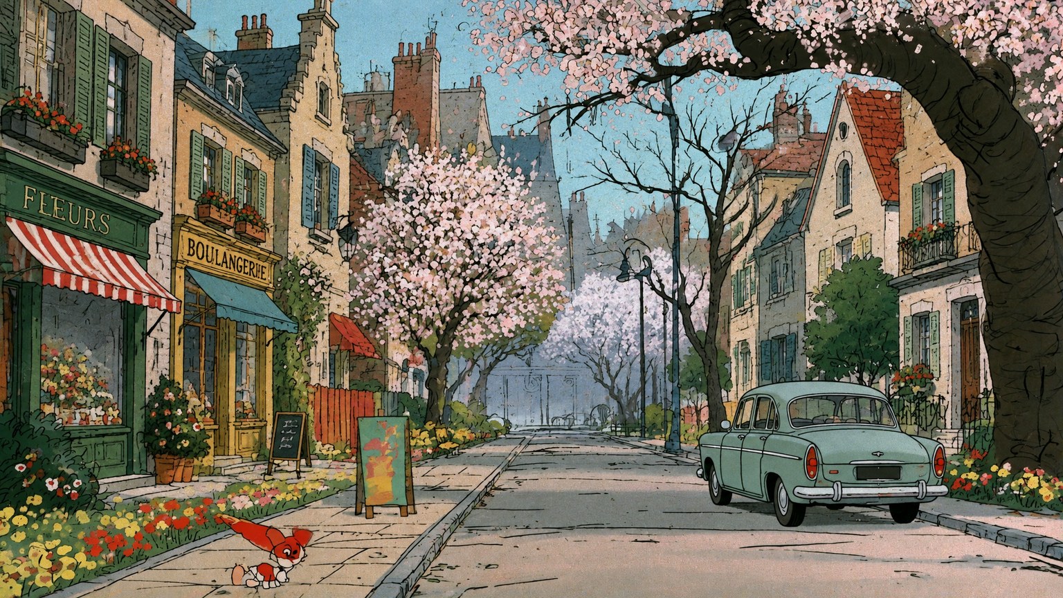 60s Cartoon style style example