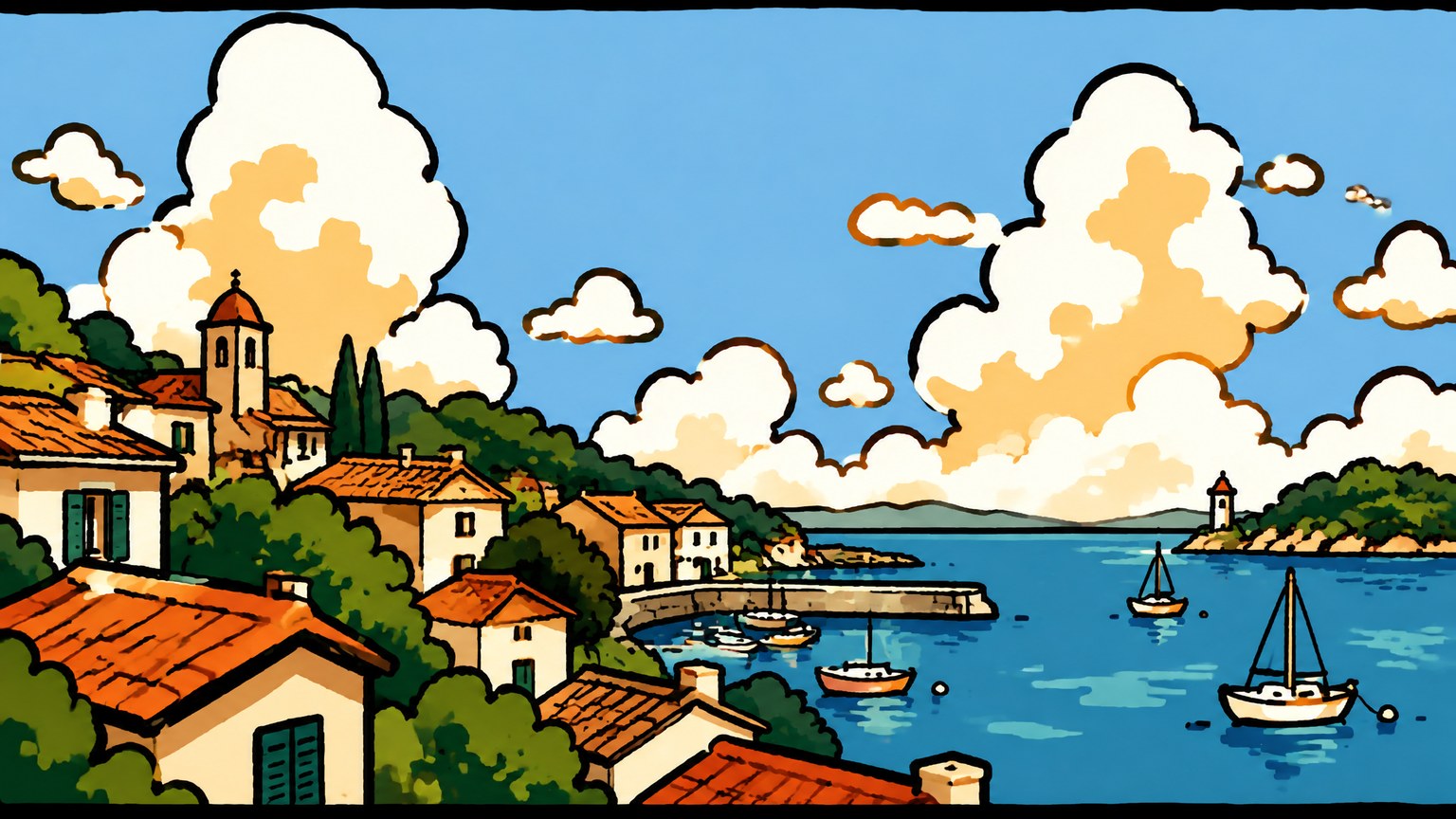 Cute Doodle Illustration style example