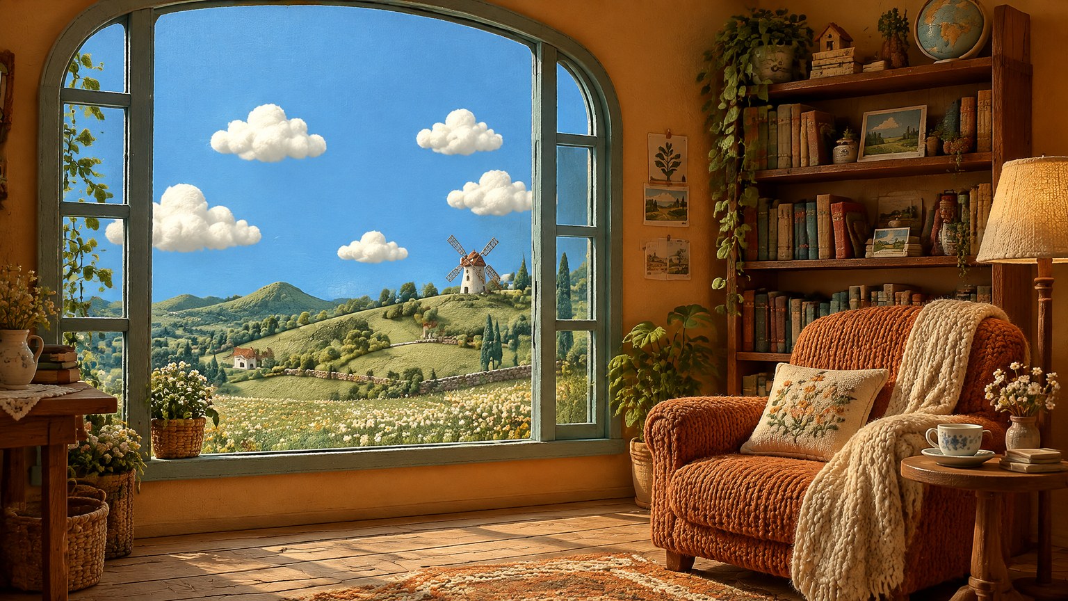 Handmade Yarn Storybook style example