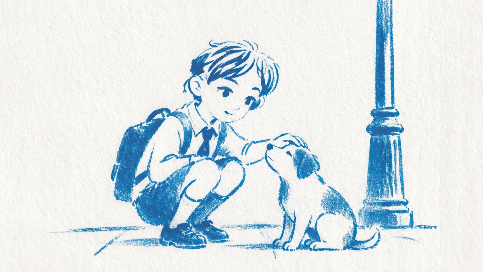 Blue Pencil Sketch style example