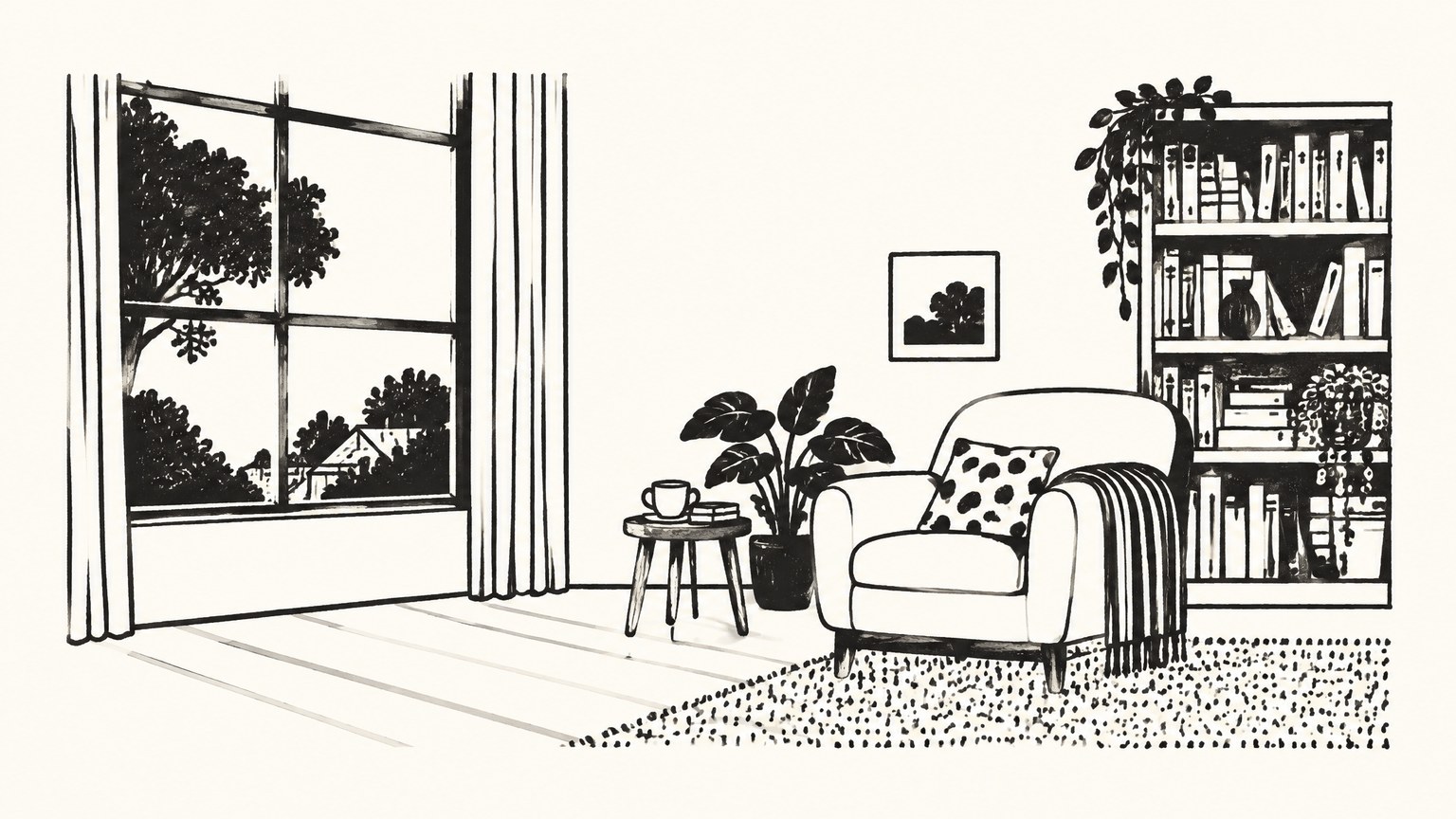 Bold Ink Illustration style example