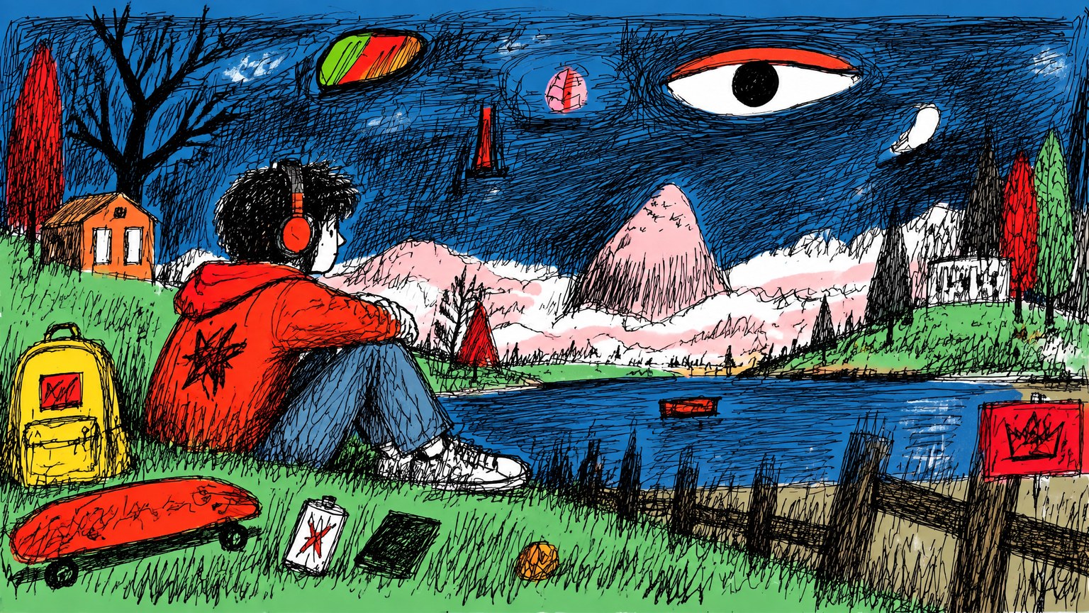 Expressive Digital Sketch style example