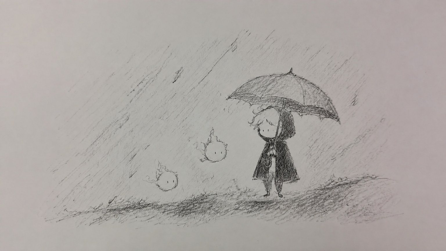 Loose Pencil Sketch style example