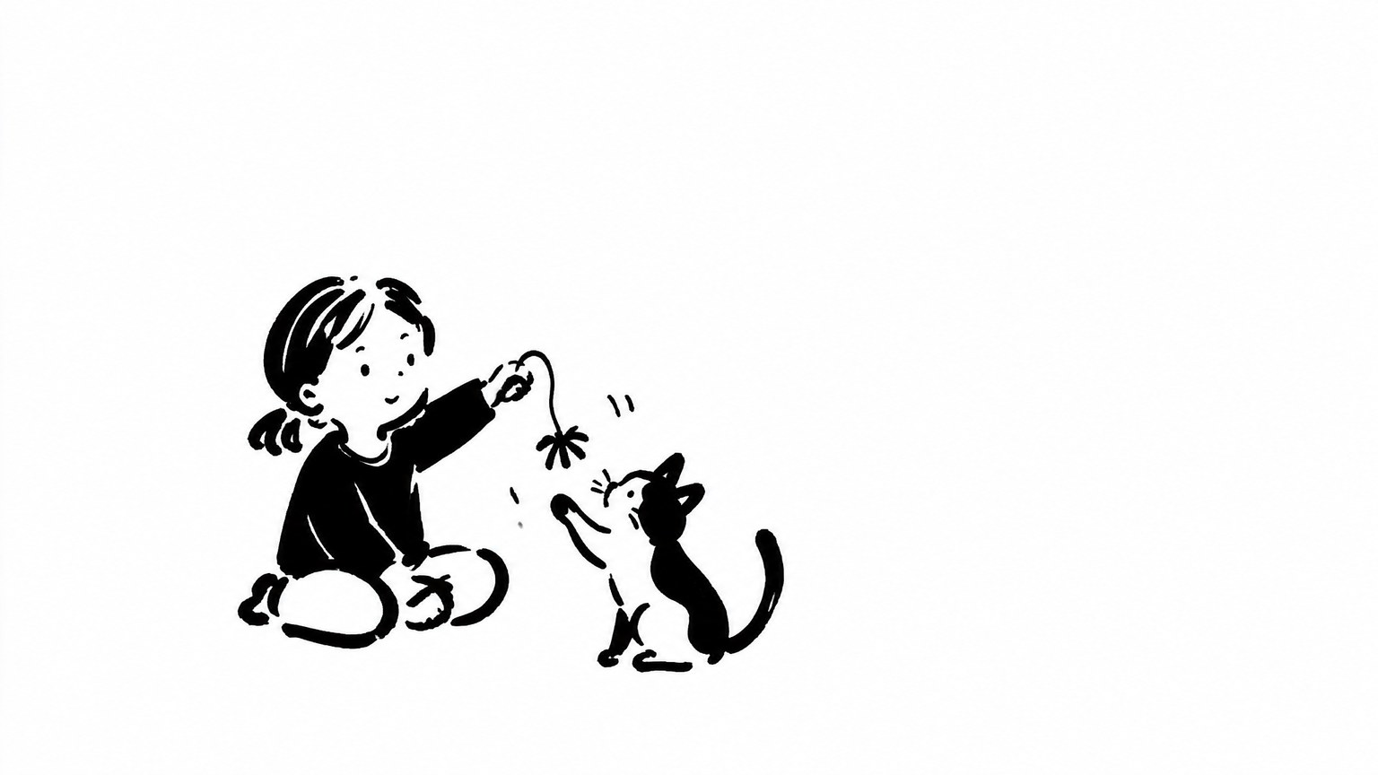Minimalist Ink Sketch style example