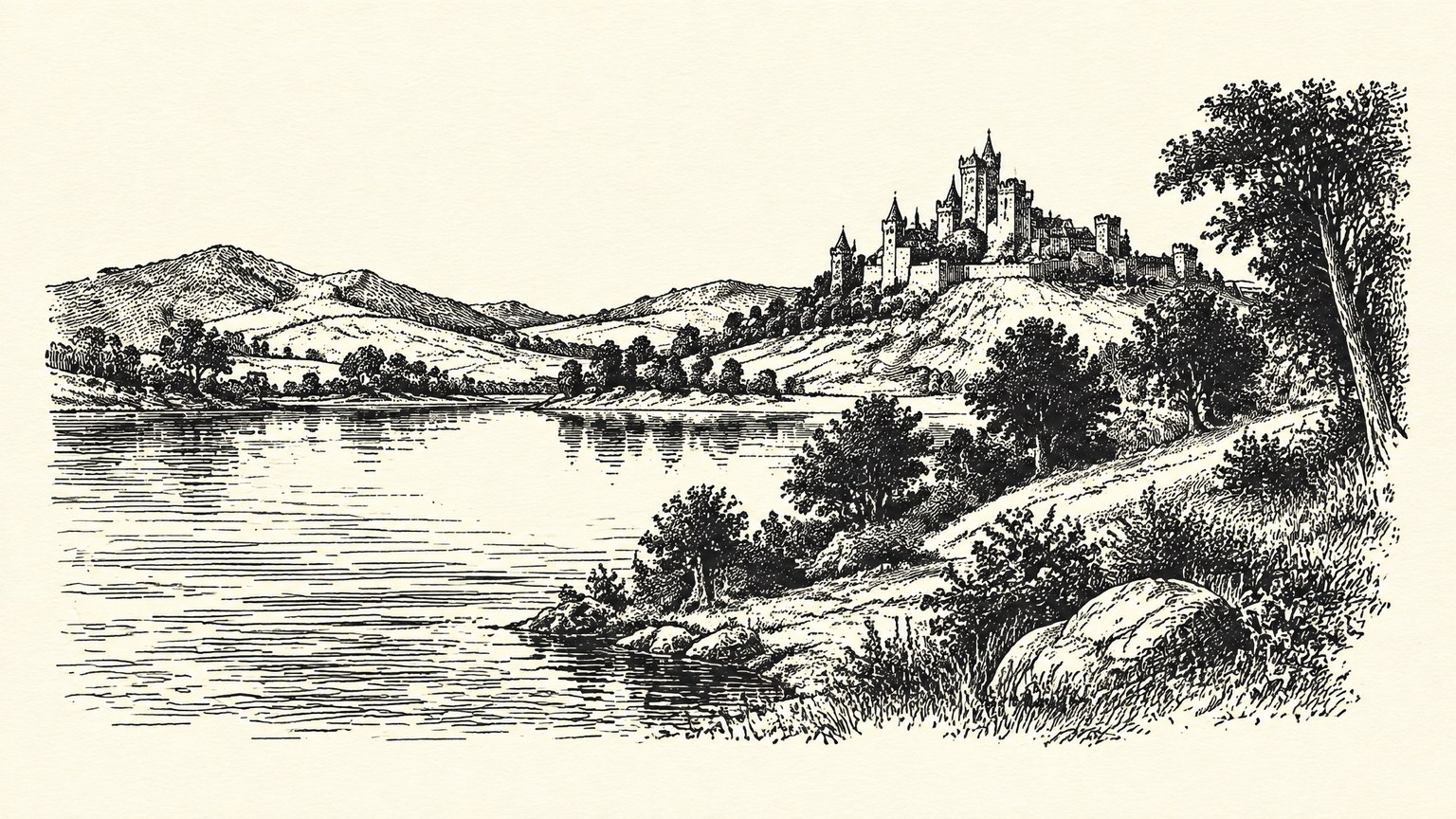 Traditional Ink Illustration style example